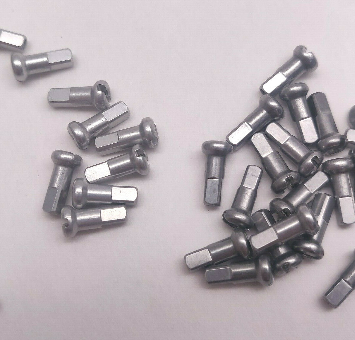 Pack of 72 Aluminum Alloy Bicycle Wheel Nipples - 14ga - Standard 11.5mm