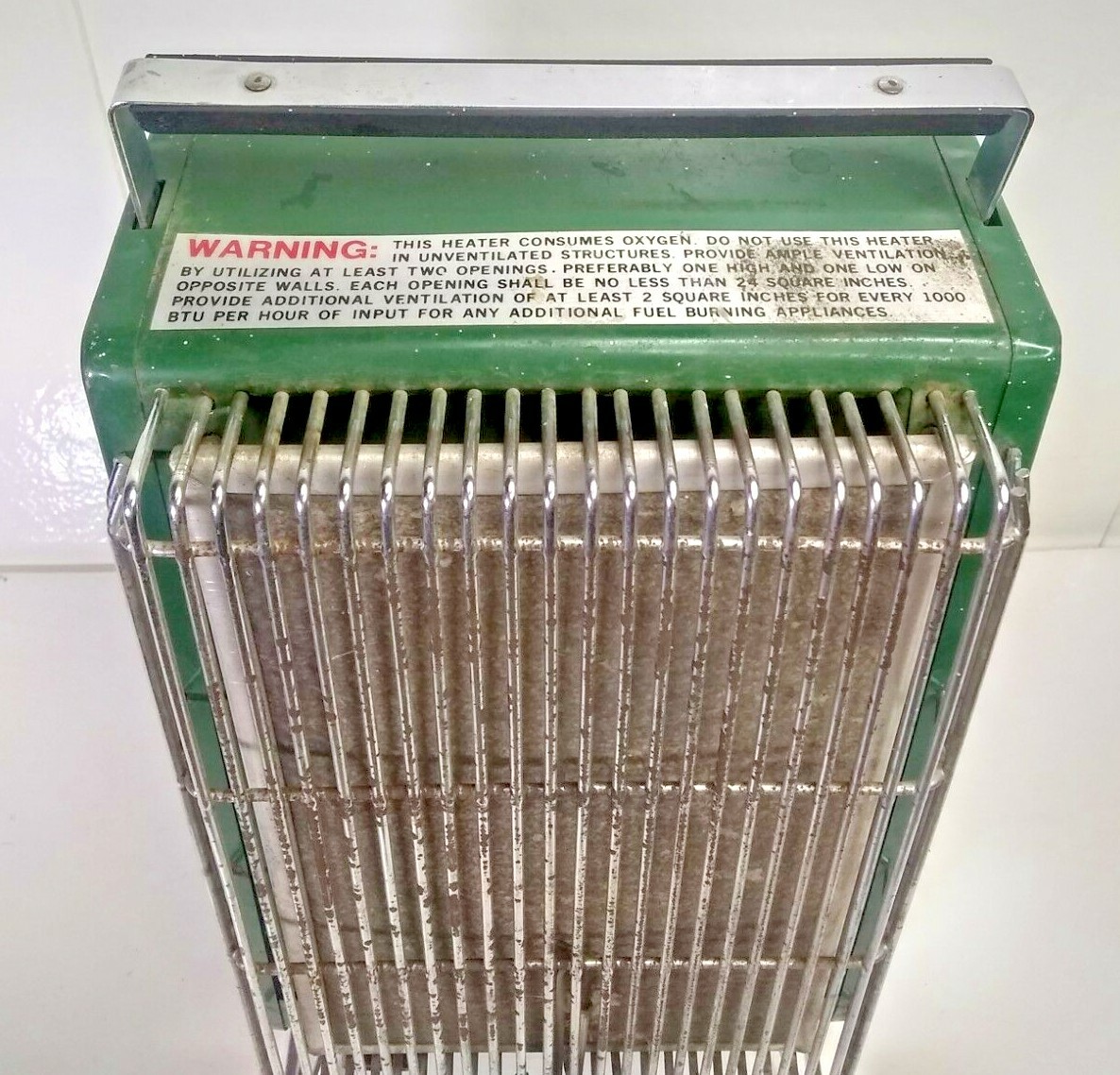 Vintage Coleman Catalytic Propane Heater #5445F131 2000-4000 BTU - Tested