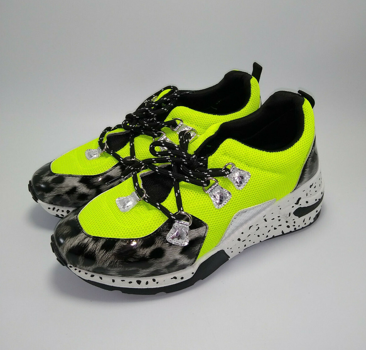 steve madden cliff sneakers neon green