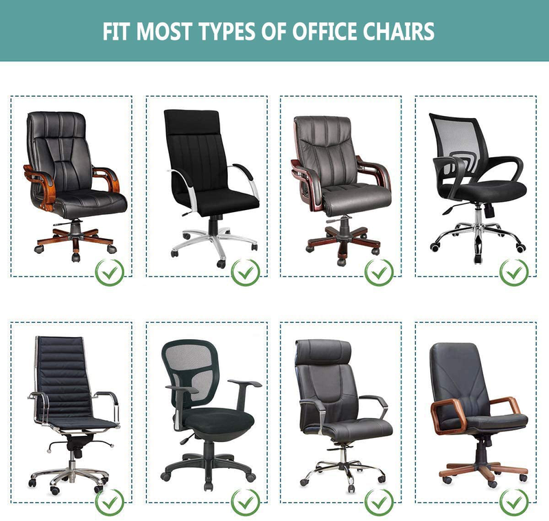 Melaluxe Office Chair Cover - Universal Stretch Desk Chair Cover, Computer Chair