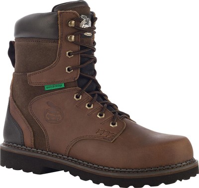 

Водонепроницаемые рабочие ботинки со стальным носком Georgia Boot Brookville, Dark brown, G9334
