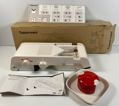 BRAND NEW WITH OPEN BOX TUPPERWARE MANDOLINE - PERFECT PREPARING KITCHEN MEALS
