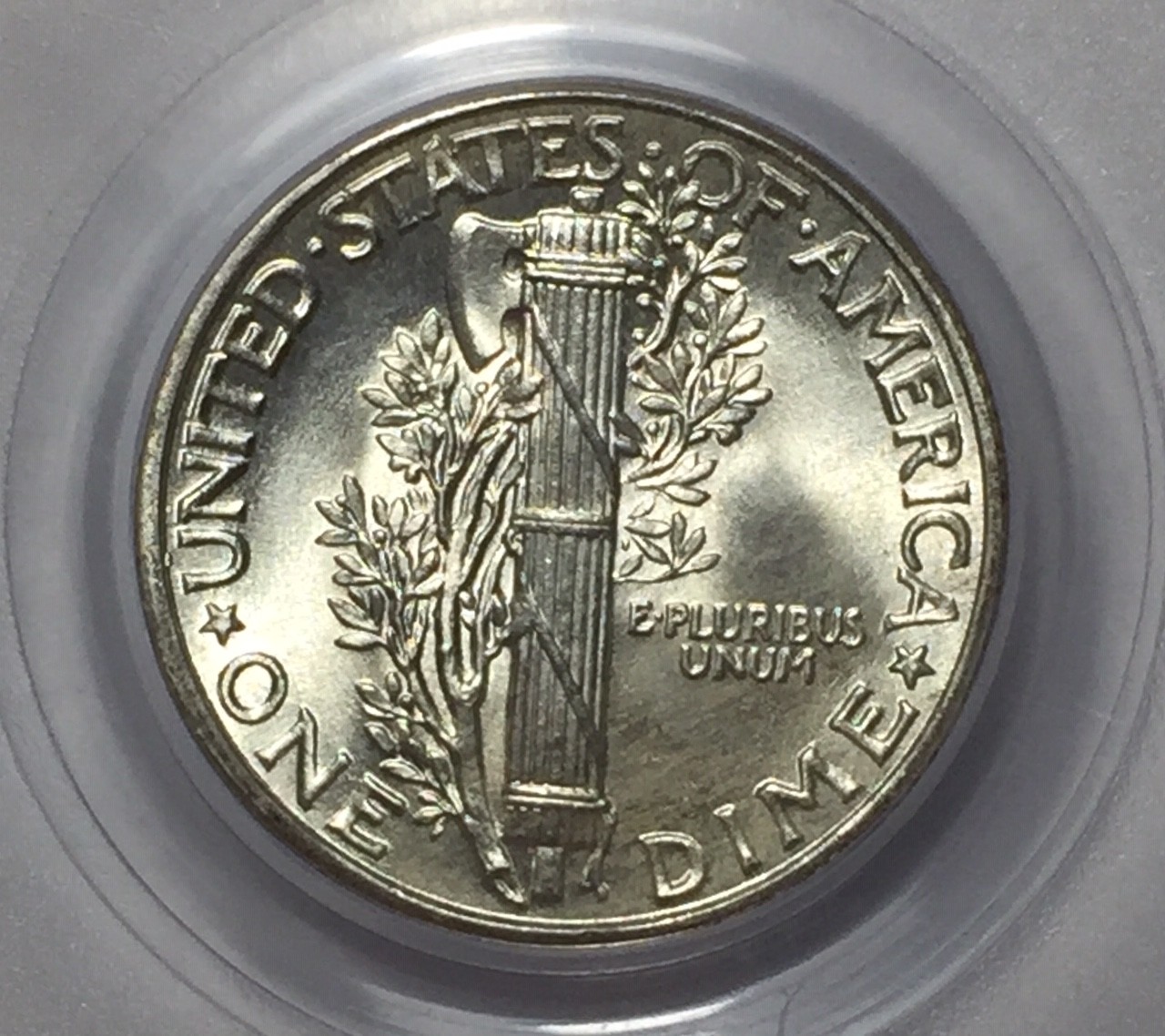 1938 10C Mercury Dimes PCGS MS65FB