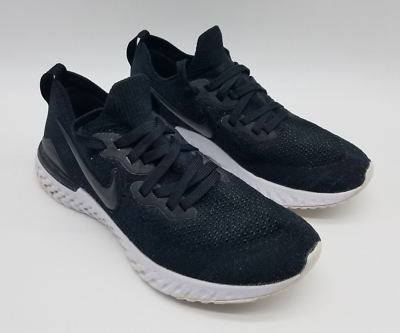 Nike epic react flyknit womens deals black