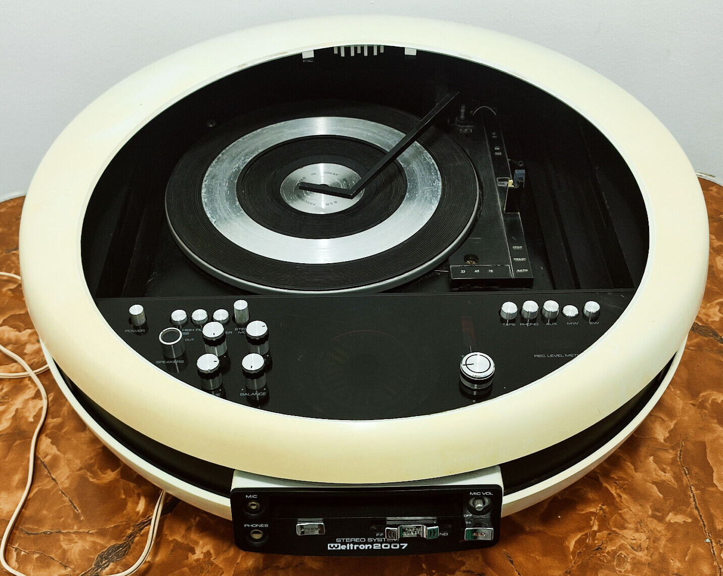 WELTRON ウェルトロン　8トラック Weltron(ウェルトロン) 70年AM/FMラジオ 8トラックプレーヤー