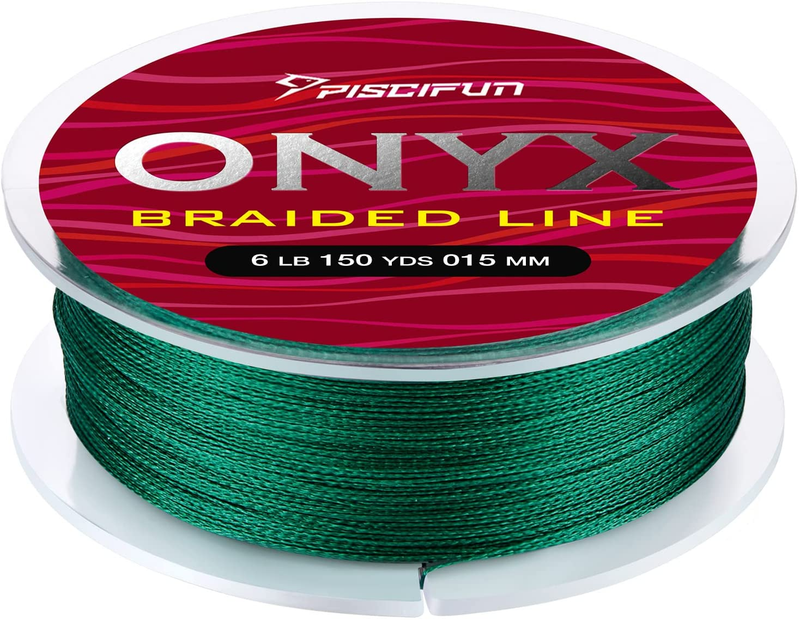 Onyx Braided Fishing Line Superline Resistant Lines Zero Stretch Super Strong