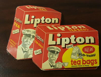 Vintage New Flo Thru Lipton Tea Bags Sewing Kit with Various Needle Sizes