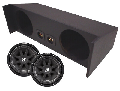 Custom Jeep Wrangler Yj Tj 87-06 Dual 10'' Stereo Subwoofer Box Speaker Enclosure
