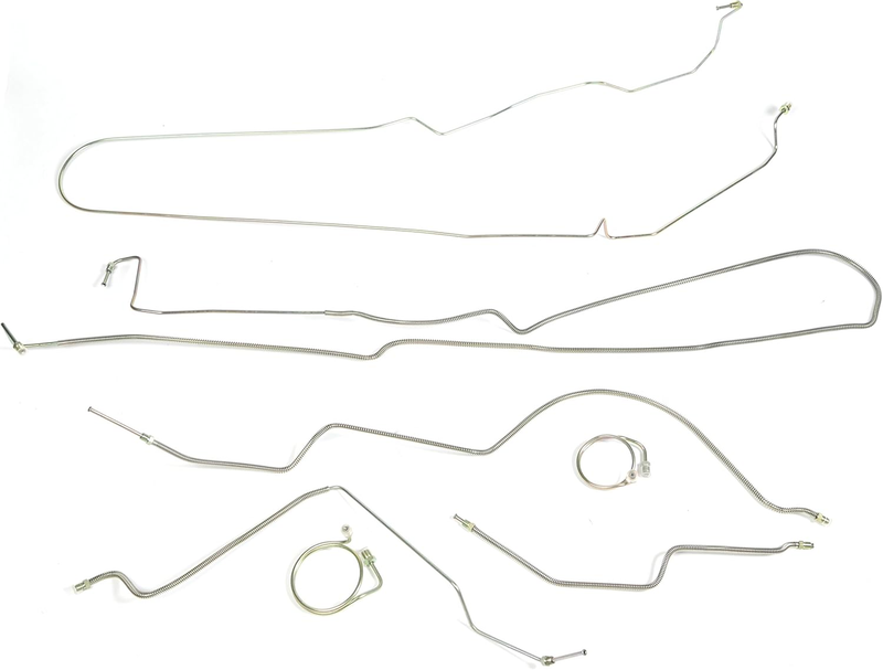 Brake Line Kit Full Disc Brakes Steel for 1987-1995 Jeep Wrangler YJ
