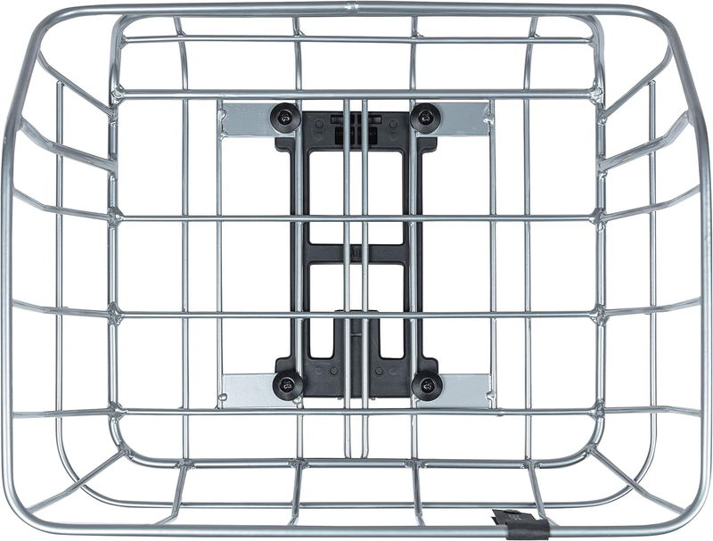 Basil Portland Bicycle Basket, Rear Basket, MIK Compatible, 6.6 Gal (25 L), for