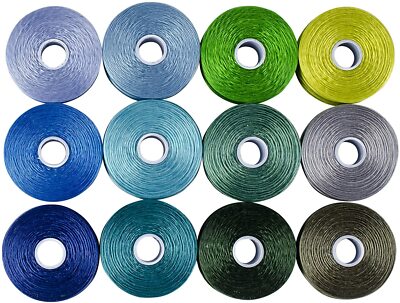 S-LON Beading Thread Variety Pack Of 12pc One Size,beading,Weaving Tool#SLD-MIX2