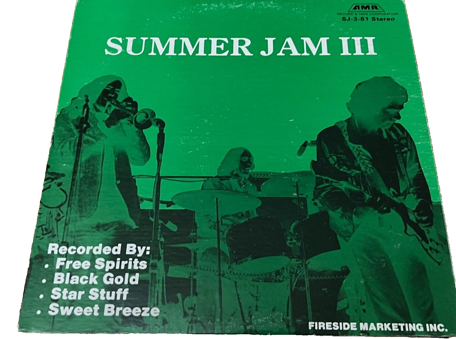 7” SUMMERJAMZ VOL.3 SUMMER JAM III Original 1981 LP AMR Free Spirits Black Gold
