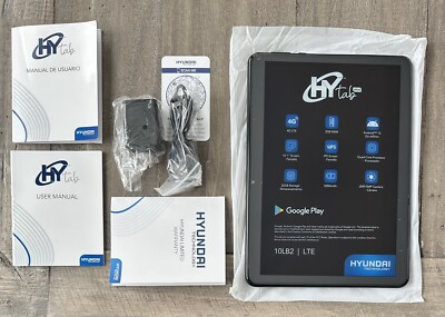 Hyundai 10.1  HD IPS Tablet w/ Android 12 Go Edition, LTE, 1.3GHz QuadCore, 32GB