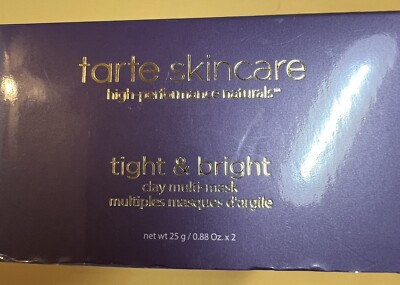 Tarte Skincare Tight & Bright Multi Clay Mask 25g Vegan ~ New in Box