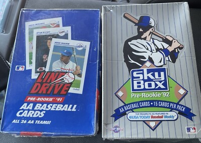 1992 Sky Box PRE-ROOKIE '92 AA - Line Drive AA  Pre Rookie 91  Sealed