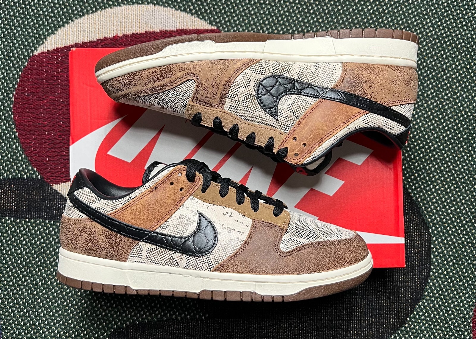 Nike Dunk Low Premium CO.JP Brown Snakeskin Size 9.5 Brand Nike Dunk Low Premium CO.JP Brown Snakeskin Size 9.5 Brand