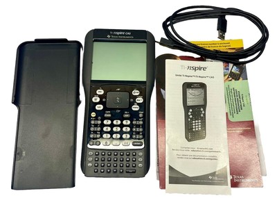 Texas Instruments TI-Nspire  CAS Graphing Calculator W/ Slide Cover + Cable Work