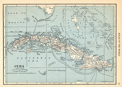 1900 Now Map Of Cuba Vatican