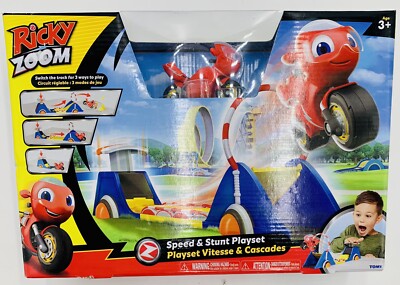 Ricky Zoom Speed and Stunt Kids Play-set, Age 3 and Up,  NEW IN BOX
