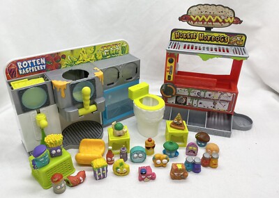 The Grossery Gang Horrid Hot Dog Slushy Machine Play Set & 21 Figures Toilet WOW