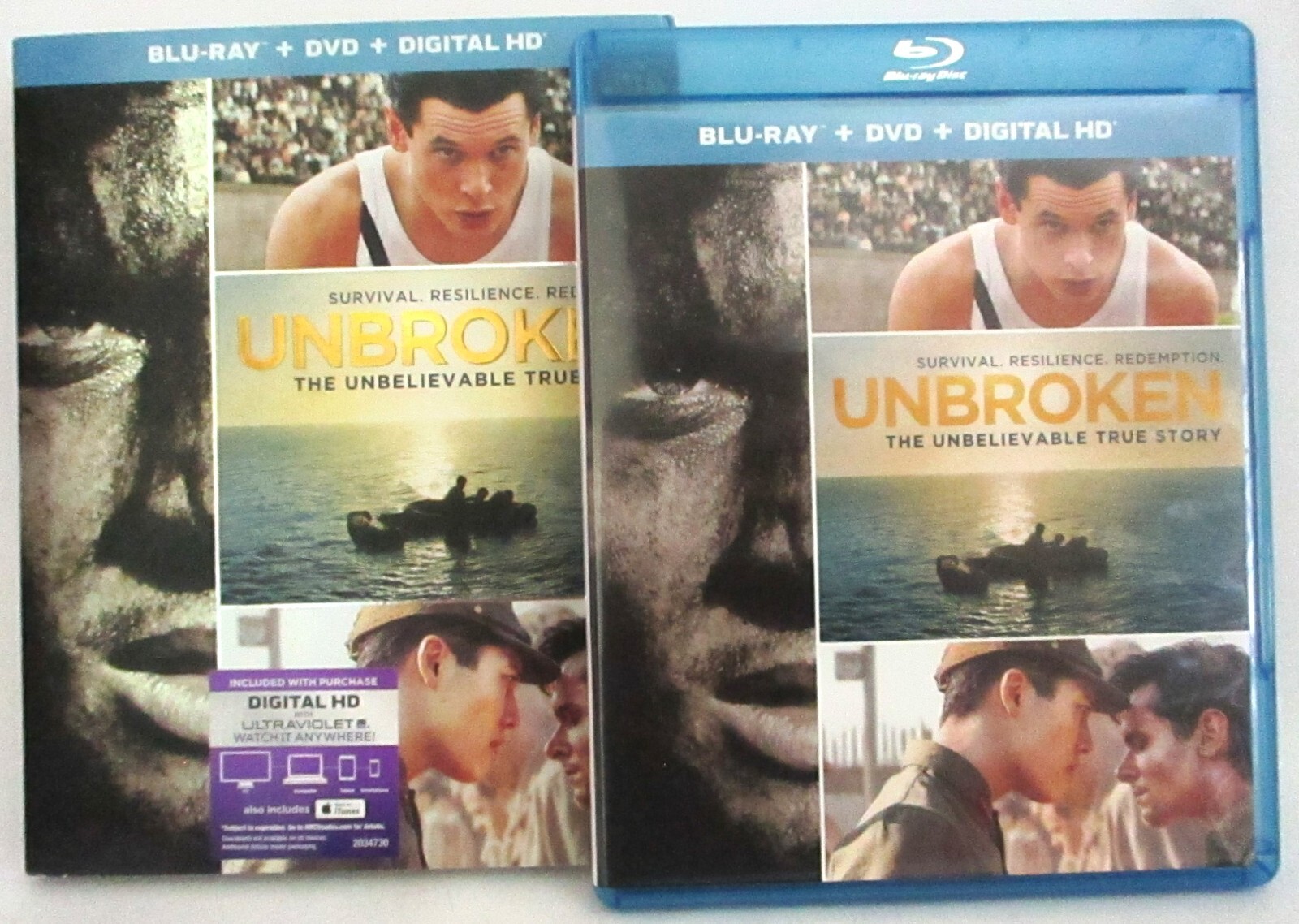 Unbroken 2 Disc Blu-Ray DVD 2015 W/ Slipcover | eBay