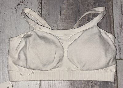 Barely There Flex Fit Wireless Padded Bra size XS White X741 w/Molded Cups NEW