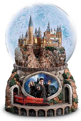 Bradford Exchange The Harry Potter Musical Glitter Globe w/ Rotating Train NEW
