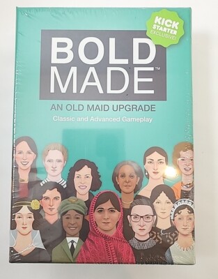 Bold Made Old Maid Upgrade Card Game Empowering Women NEW AND SEALED