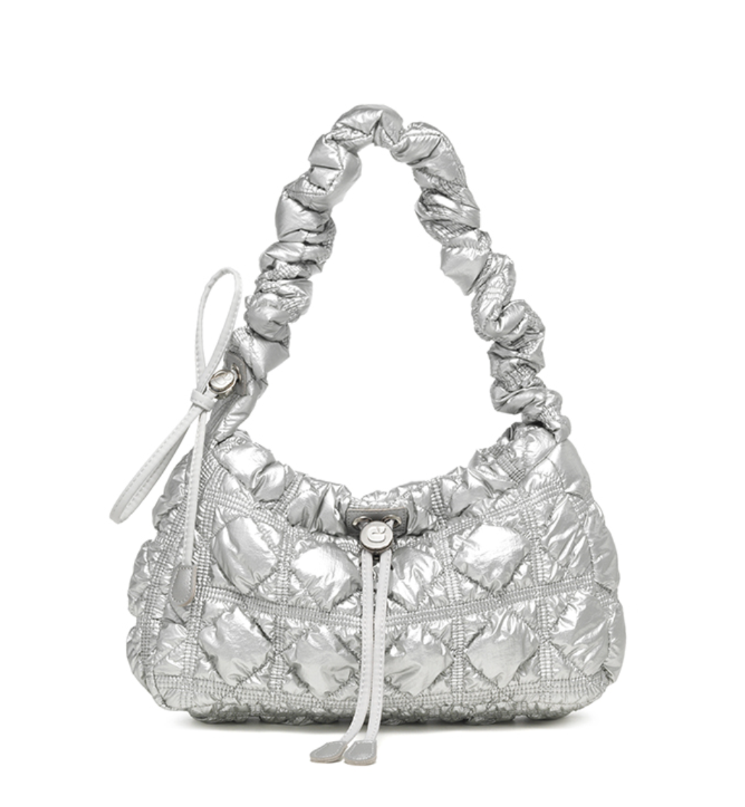 Carlyn Joy SILVER/ Tote, Shoulder, Crossbody Bag | eBay