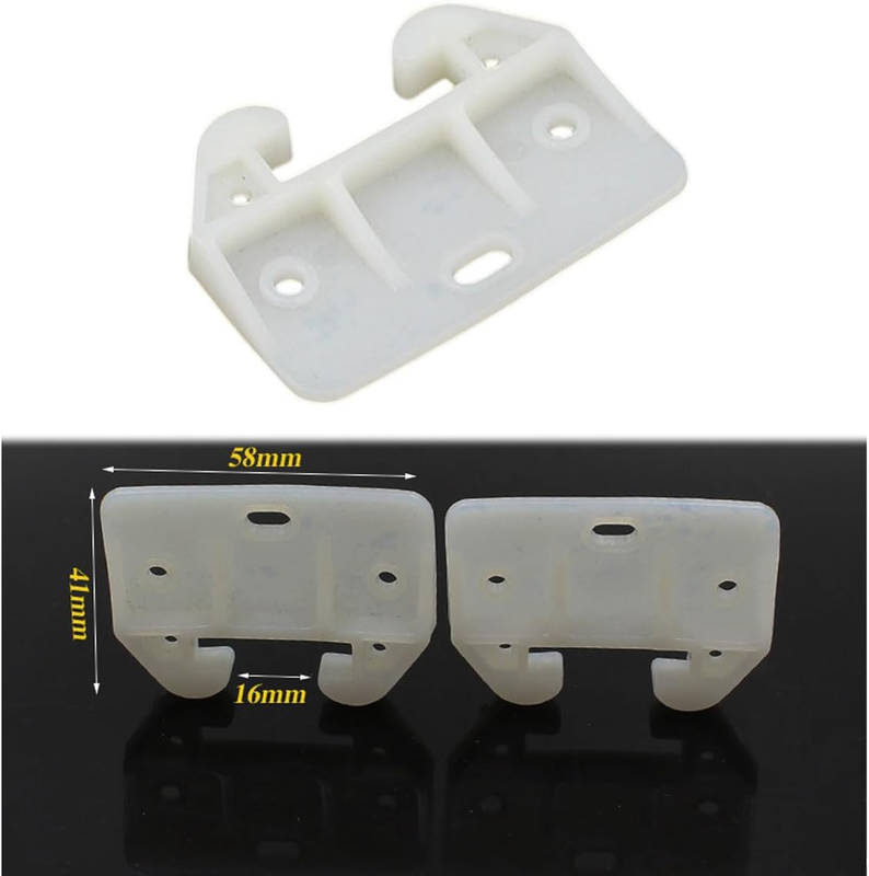 10 Pieces Plastic Drawer Guides Drawer Track Guides Replacement Parts Drawer Rai