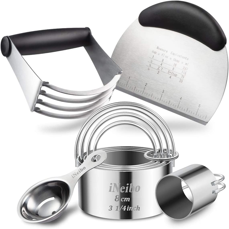 Professional Baking Tools Biscuit Cutter Set Dough Blender/Cutter round Cookies