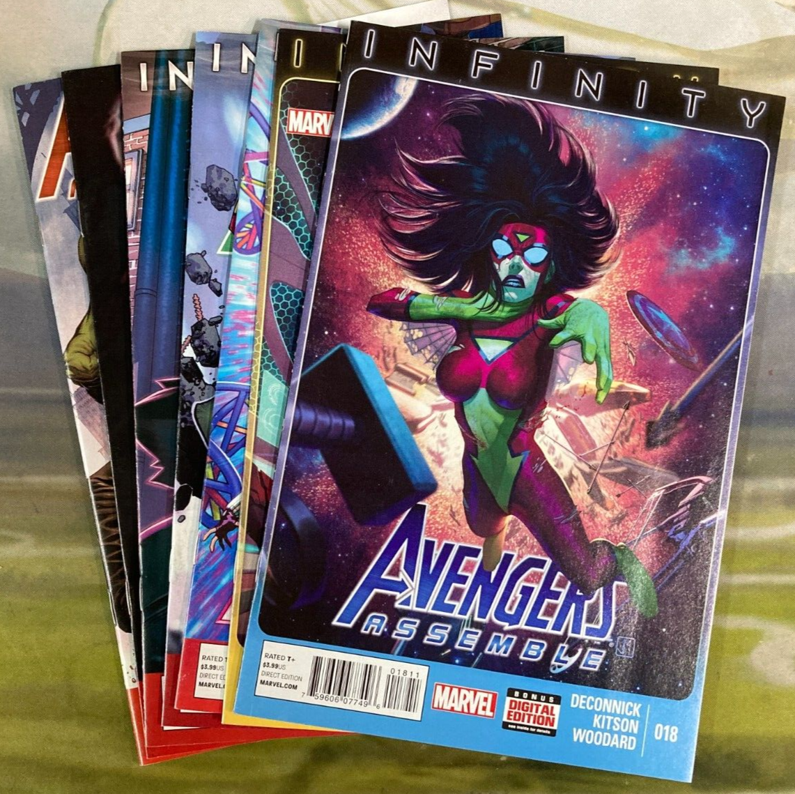 Avengers Assemble SP2枚 Avengers Assemble #18 19 21 22 23.INF 24 25 DeConnick Kitson
