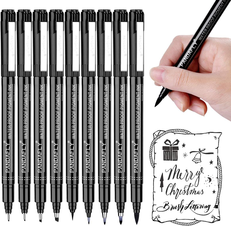 Tingeart Calligraphy Brush Pen, Pens Markers, Anime Pens,Bla