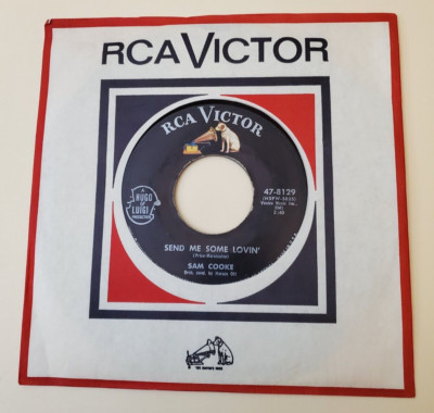 Sam Cooke SEND ME SOME LOVIN' (GREAT SOUL 45) # 8129 PLAYS VG+