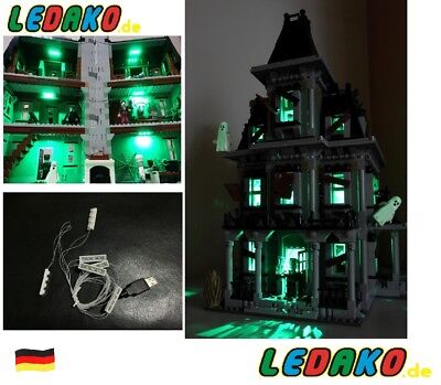 LED Beleuchtungsset für Lego® 10228 haunted house Geister Haus advanced edition!