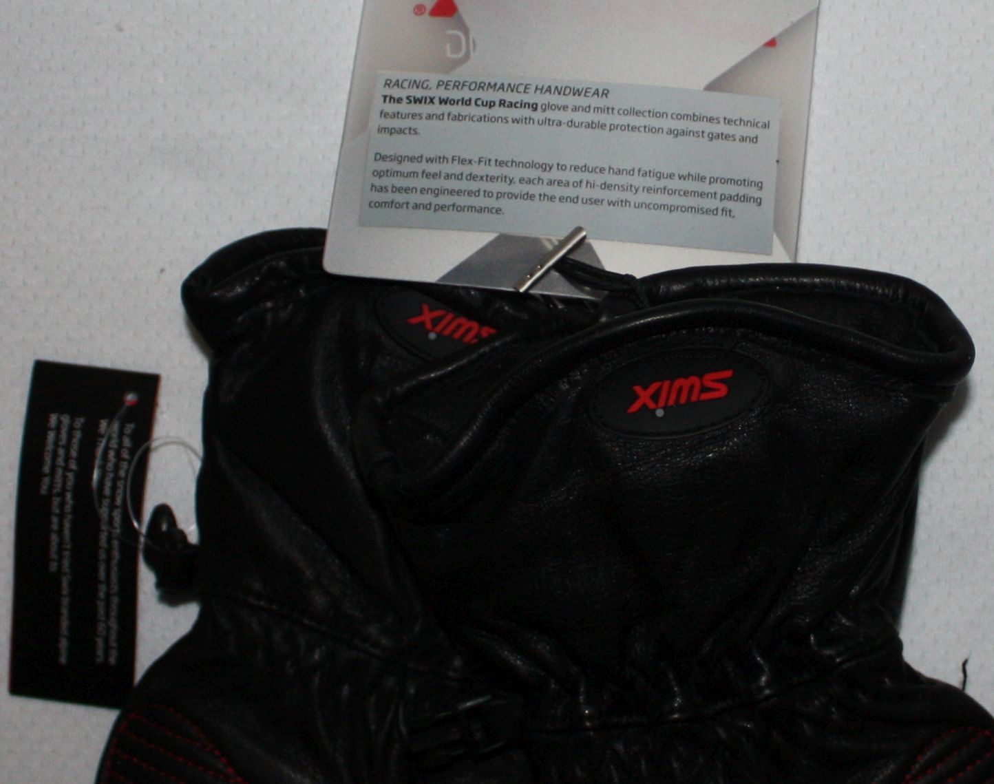 *NEW* Swix Women's L World Cup leather ski race gloves *Padded* Large alpine