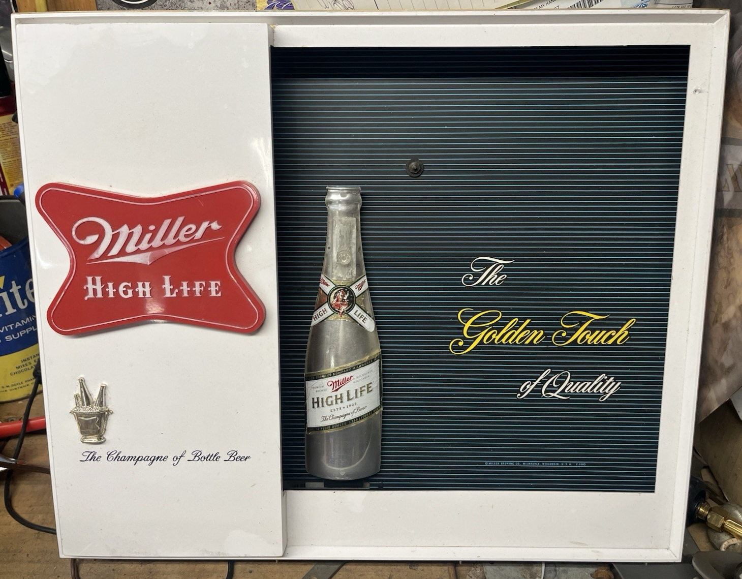 Miller High Life ビンテージ広告プレート Miller High Life Beer Original 1957 Vintage Print Ad | eBay