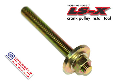 Massive Crank Pulley Install Tool Balancer LSX 6.2 5.3 6.6 6.0 5.7 LS 1 2 3 6 7