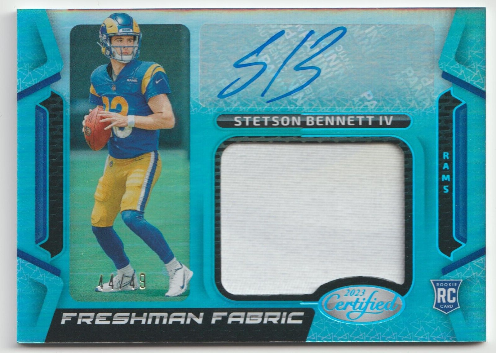 2023 Panini Certified Stetson Bennett #FFMS-27