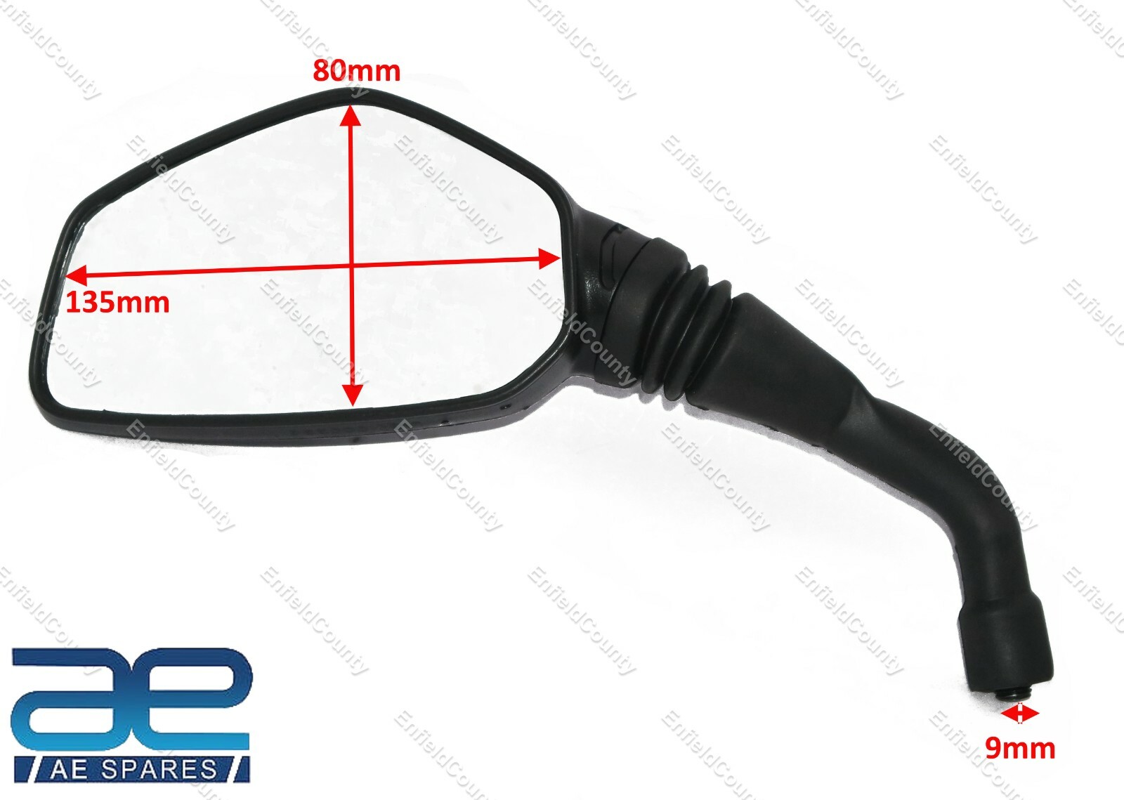 Left & Right Side Rear View Mirror Set Fits For KTM Duke 390 200 Motorcycle