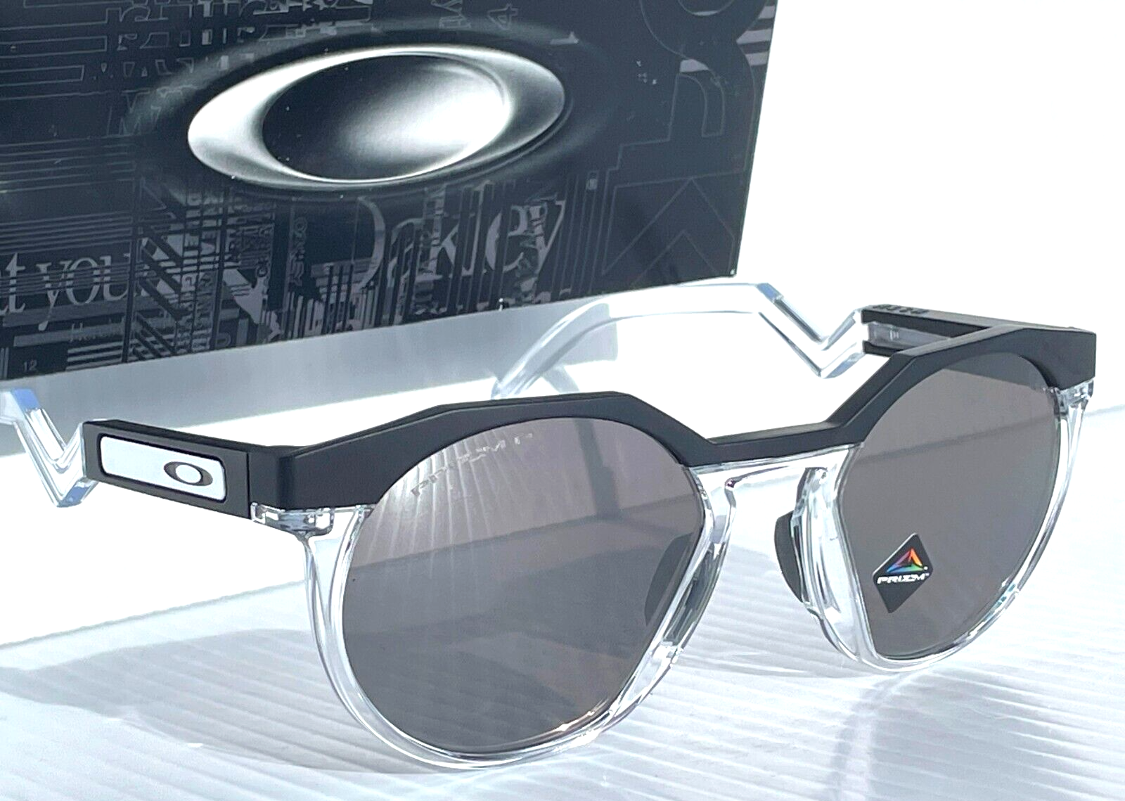 NEW Oakley HSTN Matte Black POLARIZED PRIZM Black Lens NEW Oakley HSTN Matte Black POLARIZED PRIZM Black Lens