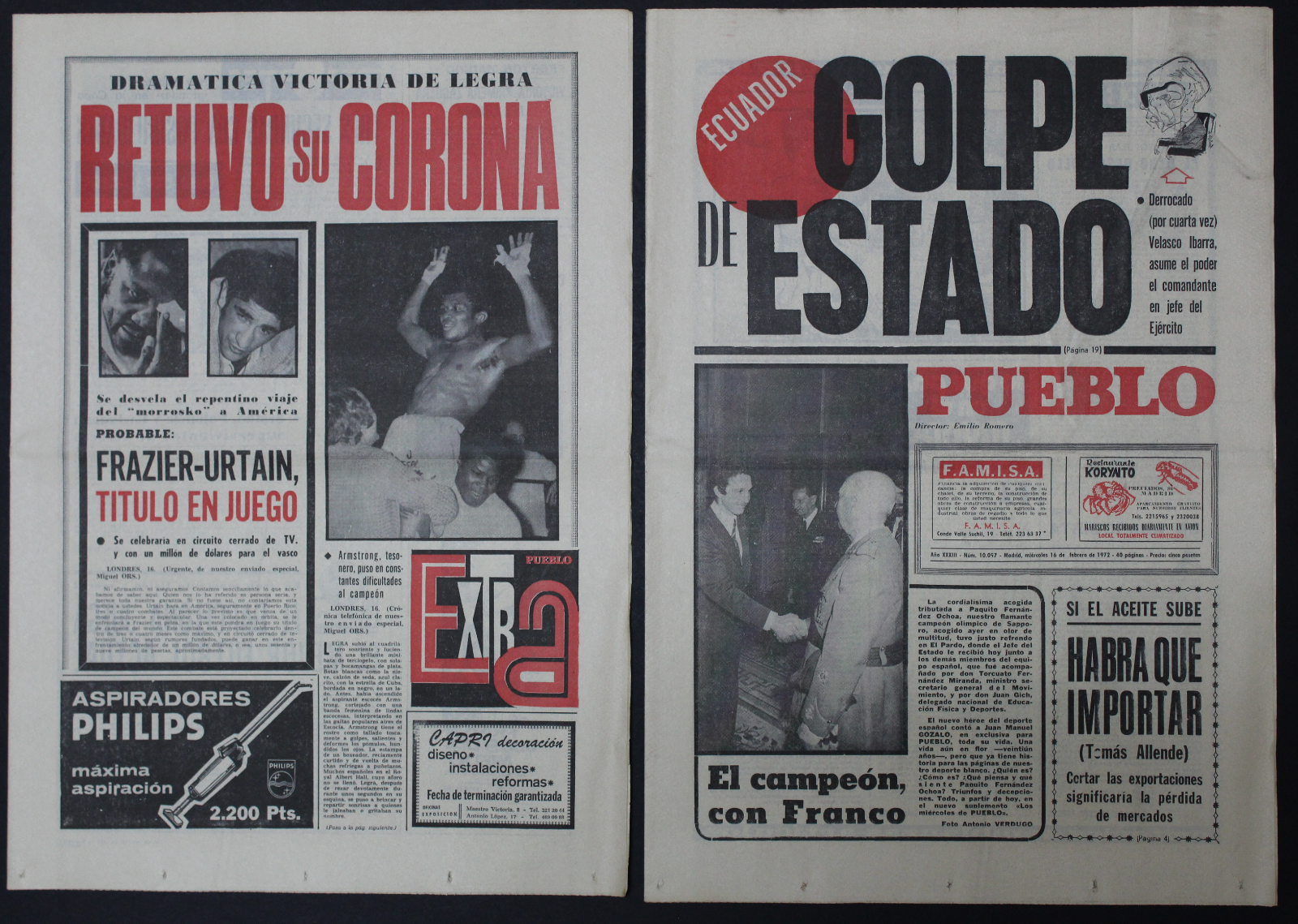 Venta de Periodico Antiguo 72 articulos de segunda mano