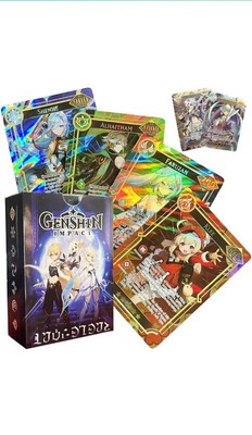 GENSHIN IMPACT - 60PCS TCG Deck Cards,55PCS Ultra Rare Cards and 5Pcs Random UTR