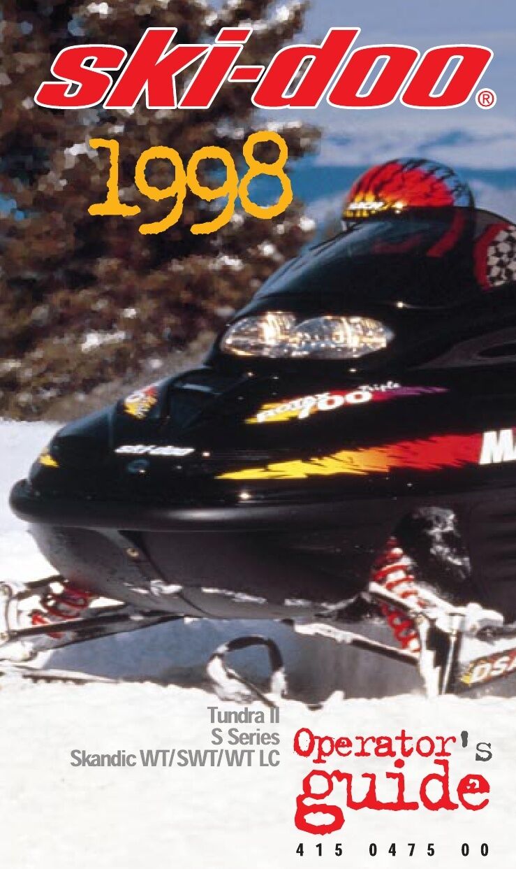Ski-Doo 1998 Formula 500 583 670 Formula Deluxe GT MX Z Ski-Doo 1998 Formula 500 583 670 Formula Deluxe GT MX Z
