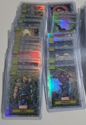 TOPPS CHROME MARVEL WEB REFRACTOR-PICK YOUR CARD-
