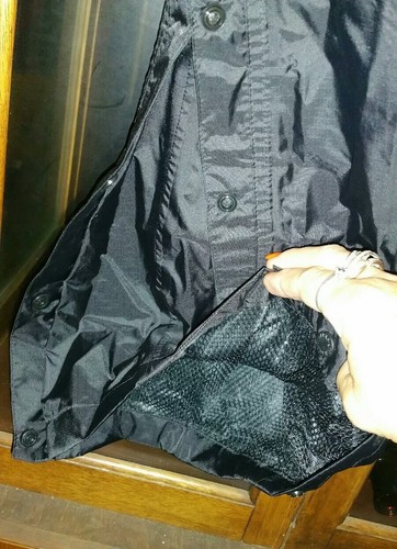 Stearns Dry Wear Black Waterproof Rain Pants Fishing Camping, Biking Size: M