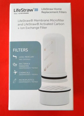 New Lifestraw Home Membrane Microfilter & Activated Carbon + Ion Exchange Filter