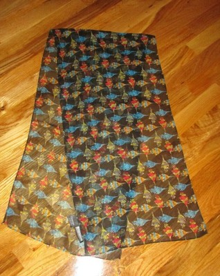 Cocktail Collection Champagne Seen Under the Microscope 100% Silk Oblong Scarf 