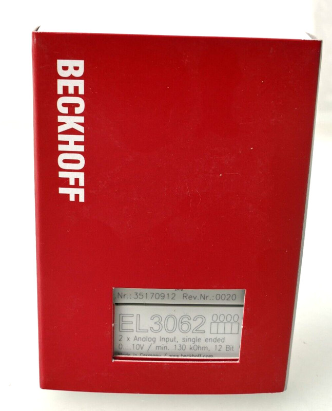 Beckhoff Ethercat-Klemme 2-Kanal-Analog-Eingang | El3062