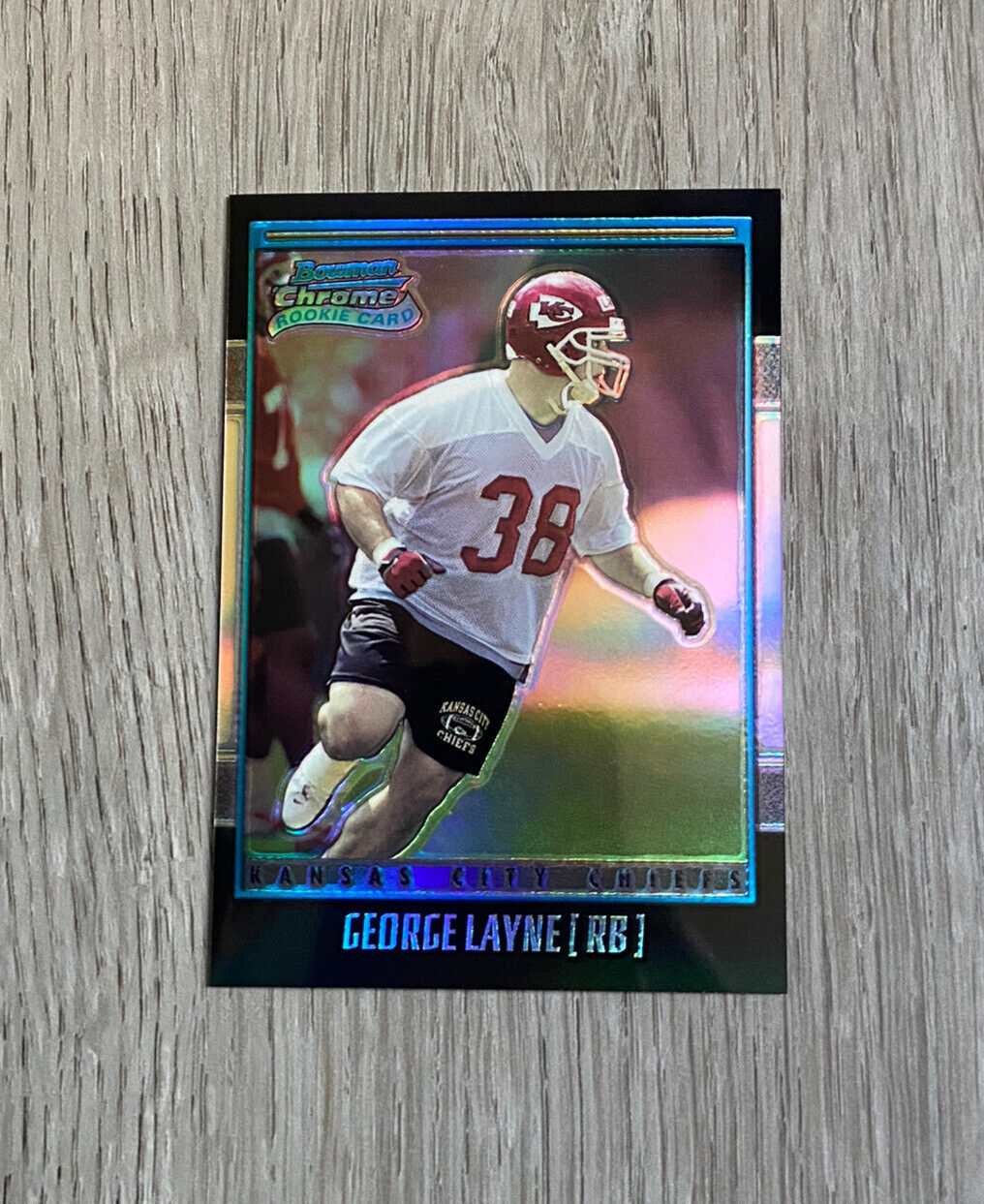2001 NFL Bowman Chrome 'Refractor' | George Layne RC | #111